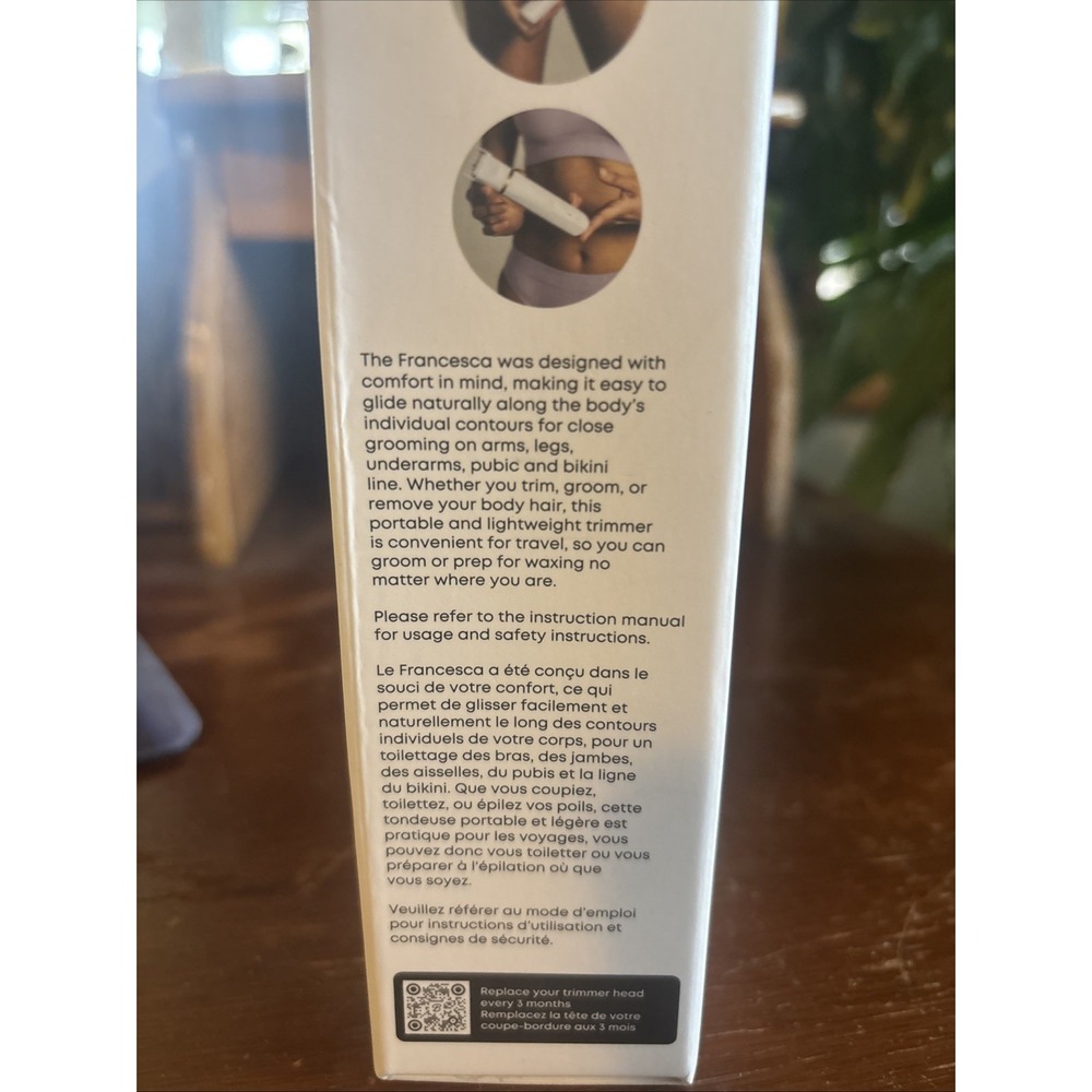 BushBalm The Francesca BRAND NEW - Bikini & Body Hair Trimmer New NIB Sealed - Picture 2 of 6